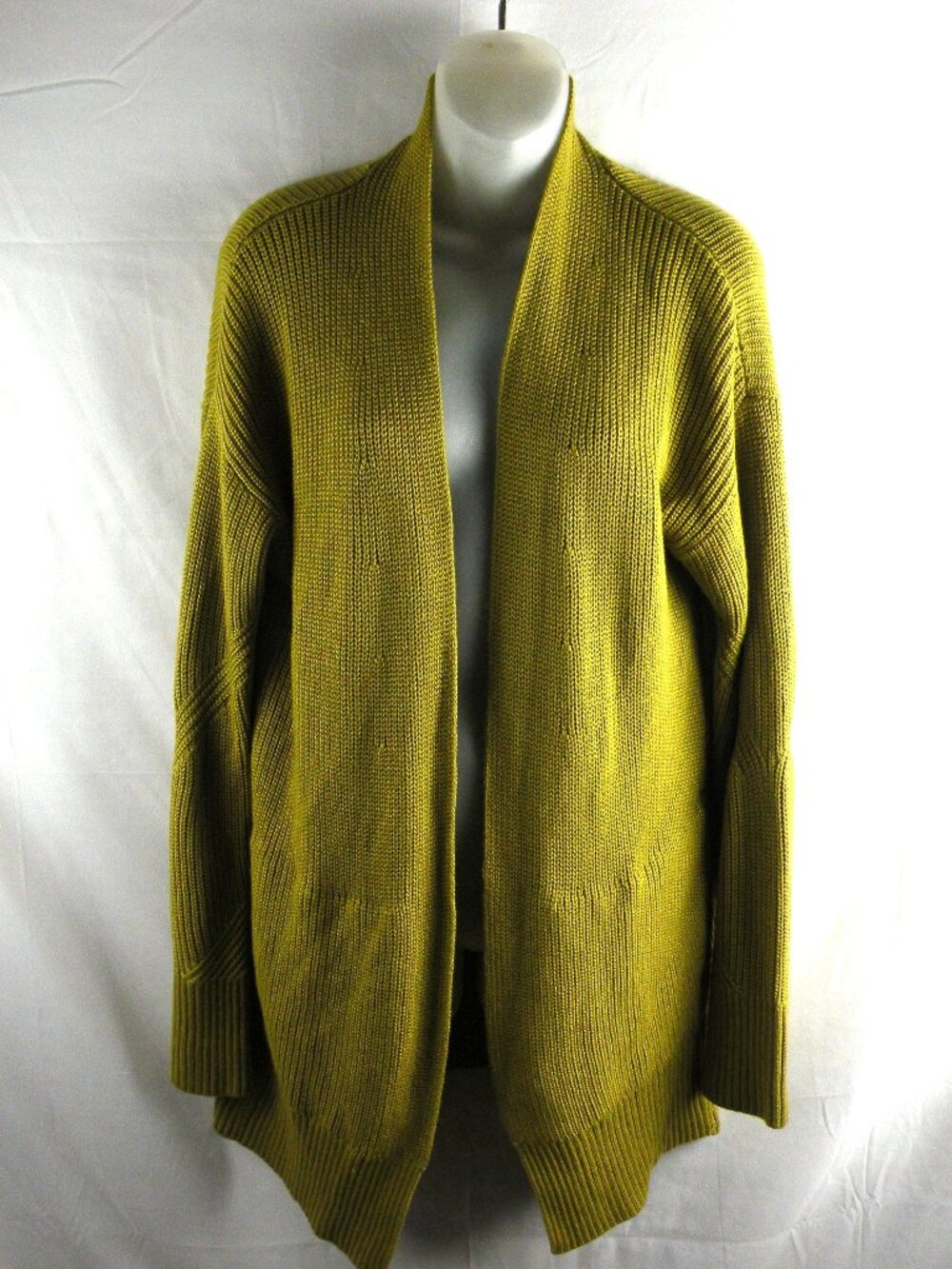 Lululemon Cashlu Cardigan Sweater Aric Gold Peuce Open Front Pocket M/L Women